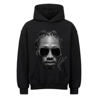 KAPUZENPULLI „FUTURE“ MIT GROSSEM GESICHT