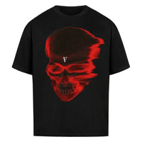 DTL T-SHIRT MIT FLAMMENEM TOTENKOPF