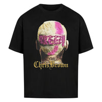 CHRIS BROWN T-SHIRT MIT GROSSEM GESICHT