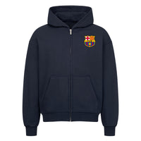 FC BARCELONA V2 BASIC HEAVY ZIPPER