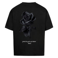 SCHWARZES ROSEN-T-SHIRT