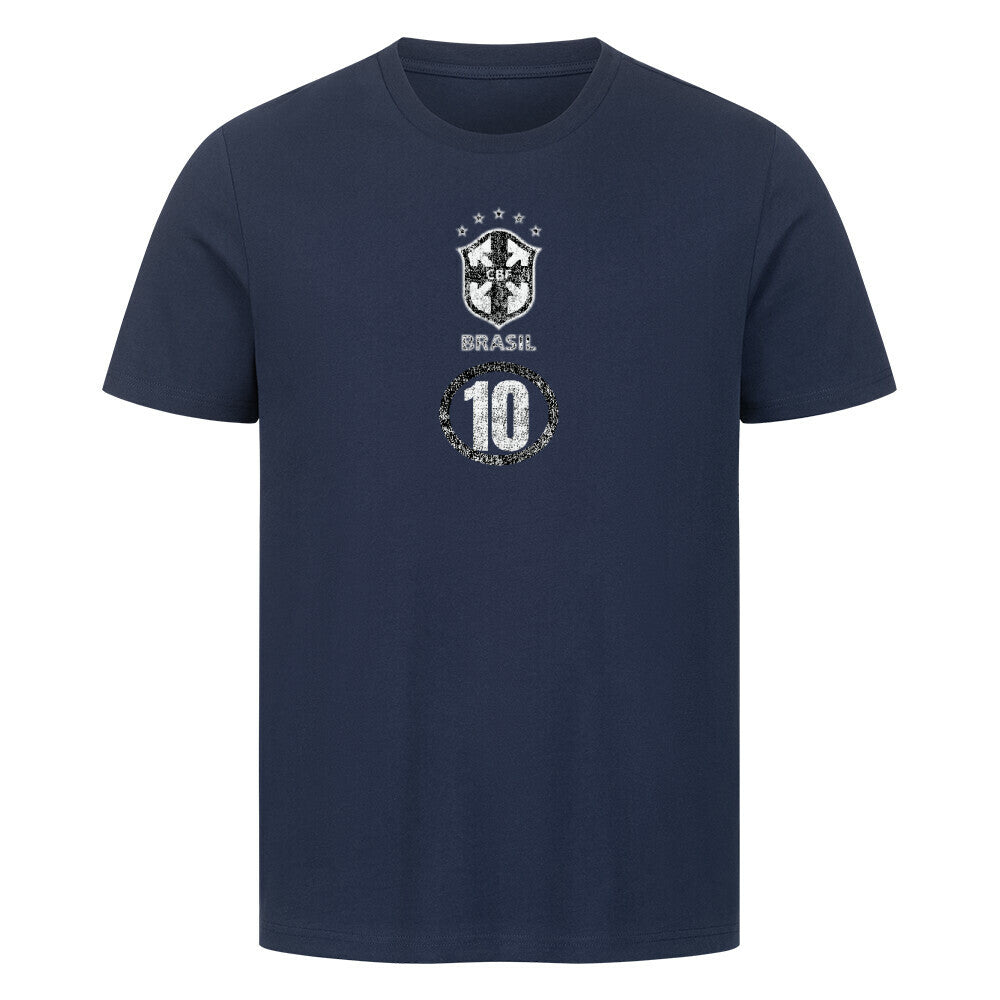 BRASILIEN RETRO TRIKOT SCHMAL GESCHNITTENES T-SHIRT