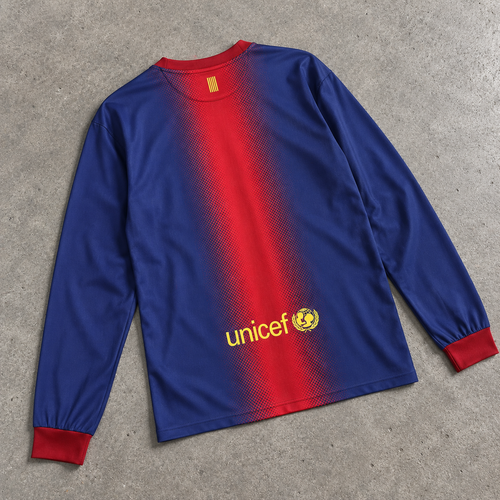 FC BARCELONA 2012/13 HOME LONGSLEEVE RETRO JERSEY