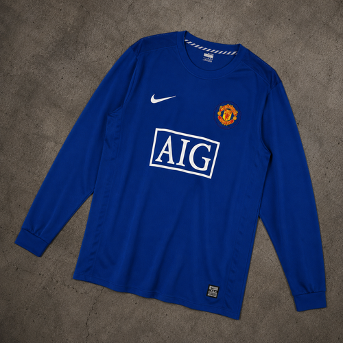 MANCHESTER UNITED 2008/09 LONGSLEEVE RETRO JERSEY