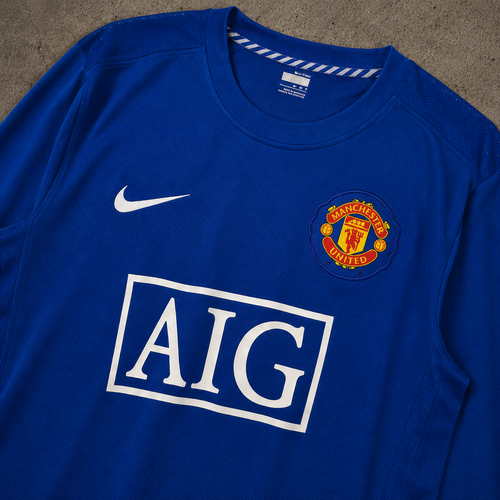 MANCHESTER UNITED 2008/09 LONGSLEEVE RETRO JERSEY