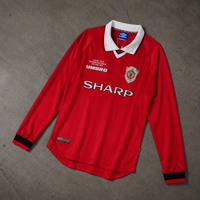 MANCHESTER UNITED 1999/00 LONGSLEEVE RETRO JERSEY