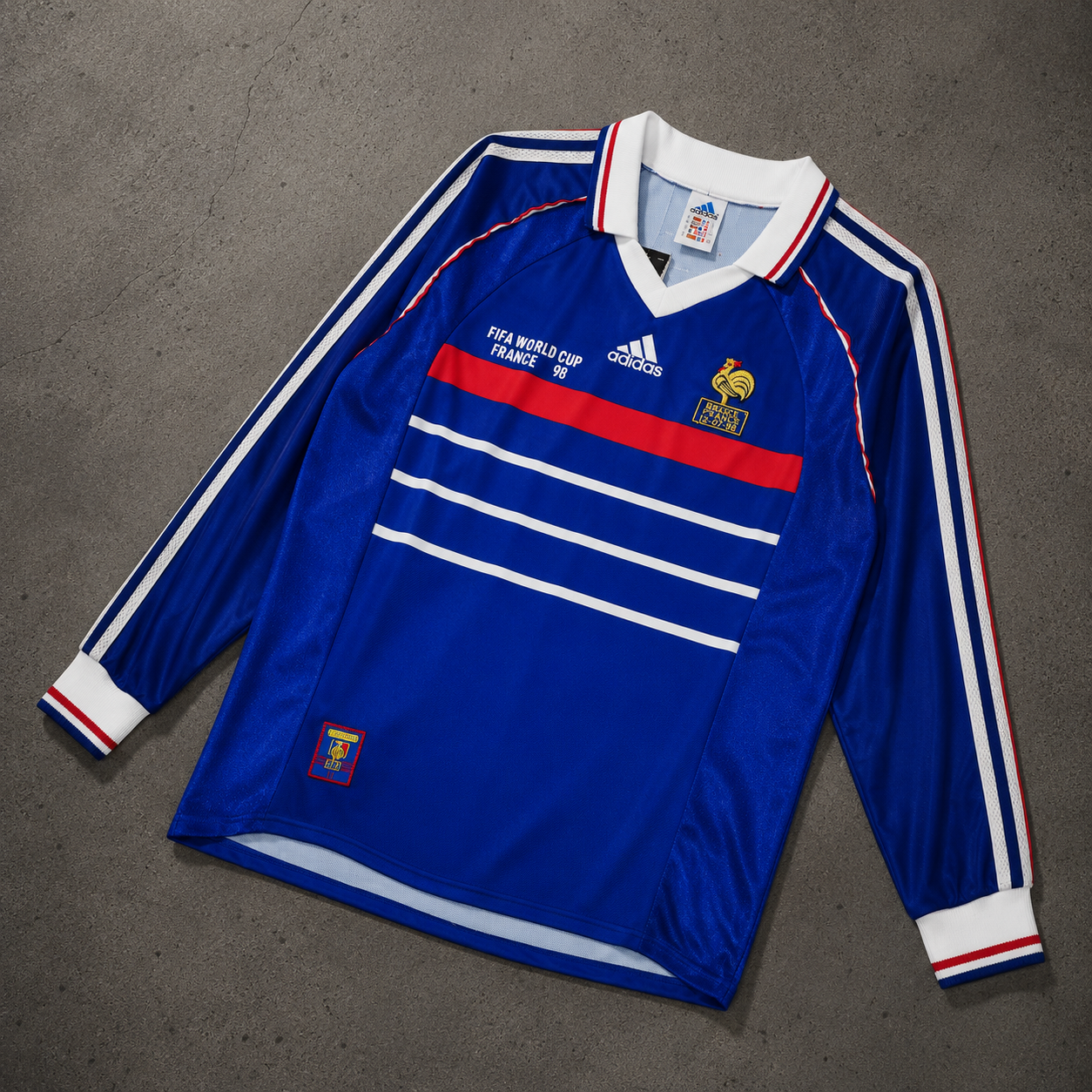 FRANCE 1998 RETRO LONGSLEEVE JERSEY
