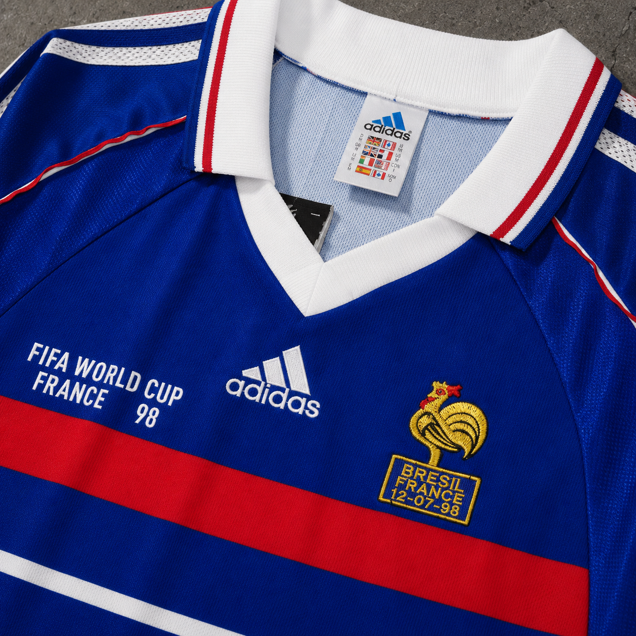 FRANCE 1998 RETRO LONGSLEEVE JERSEY