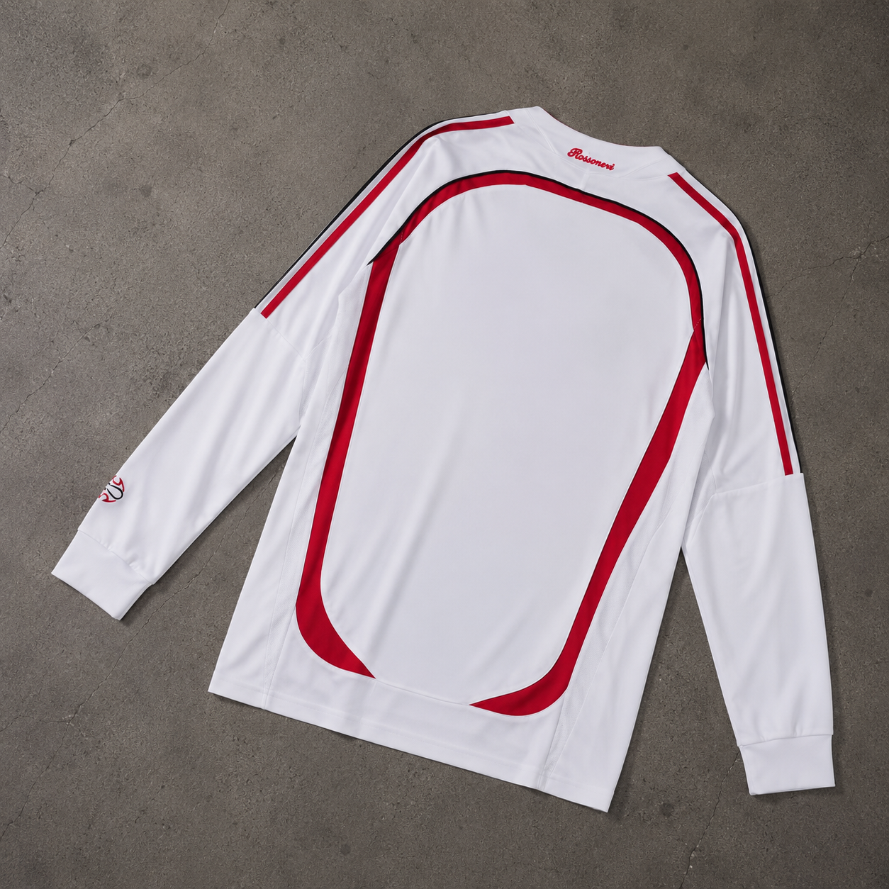 AC MILAN 2006/07 AWAY LONGSLEEVE RETRO JERSEY