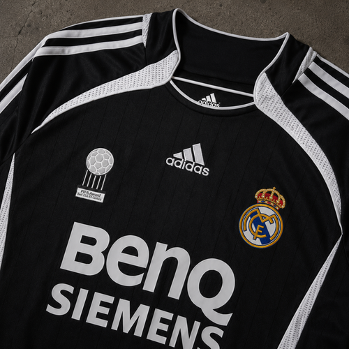REAL MADRID 2006/07 LONGSLEEVE RETRO JERSEY