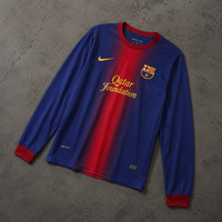 FC BARCELONA 2012/13 HOME LONGSLEEVE RETRO JERSEY