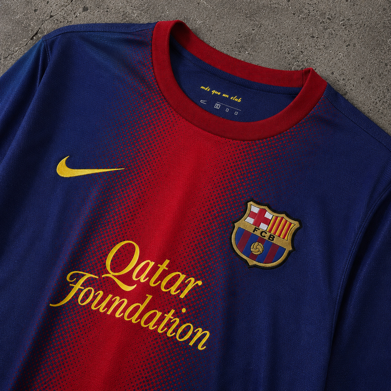FC BARCELONA 2012/13 HOME LONGSLEEVE RETRO JERSEY