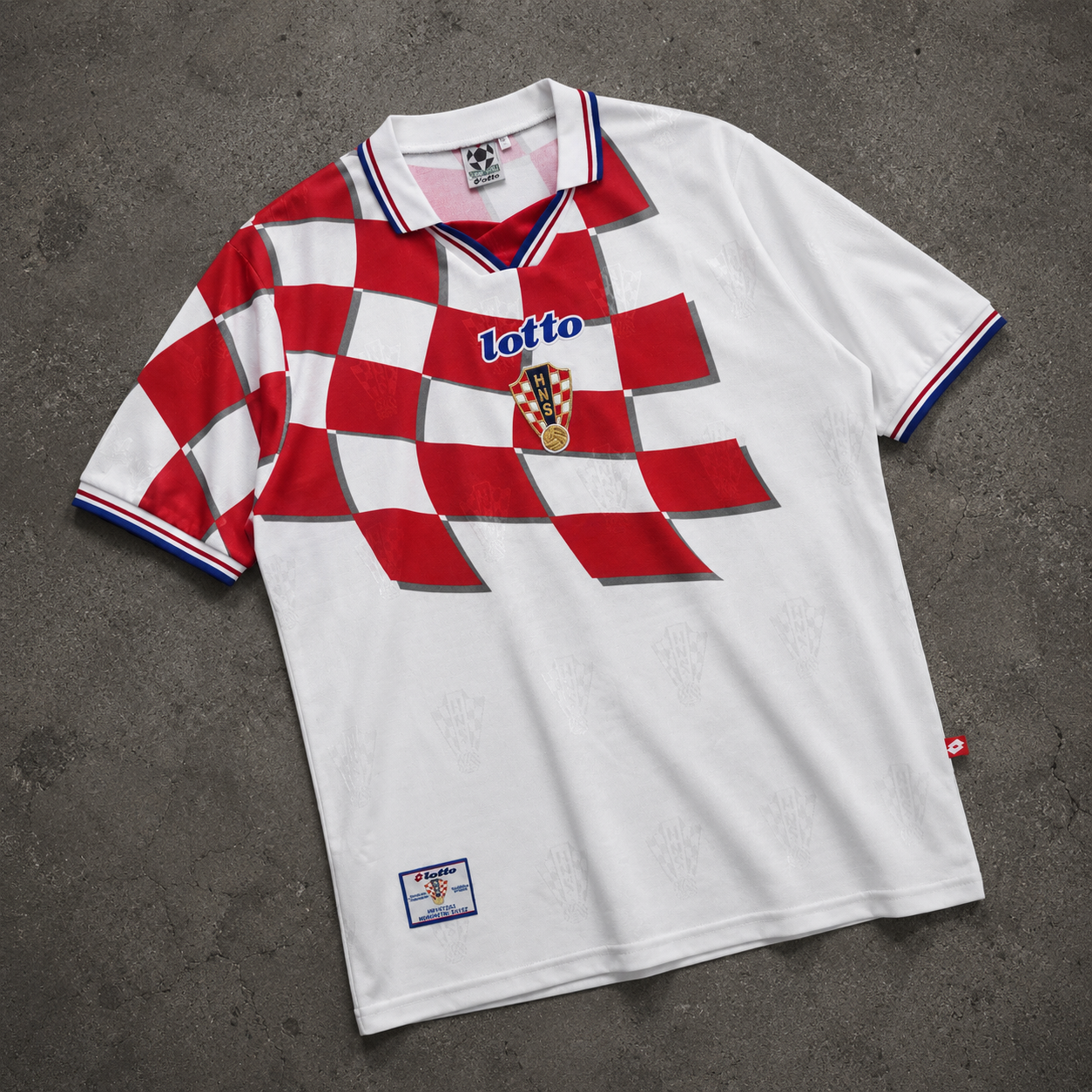 CROATIA 1998 HOME RETRO JERSEY