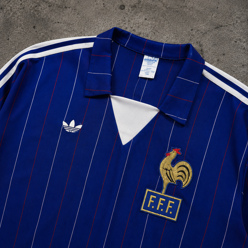 FRANCE 1980/82 HOME LONGSLEEVE RETRO JERSEY