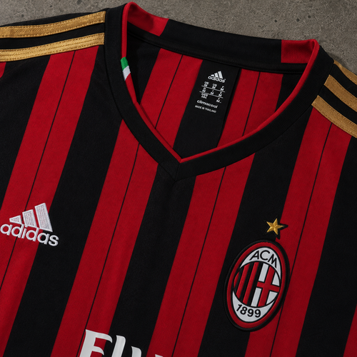 AC MILAN 2013/14 HOME LONGSLEEVE RETRO JERSEY