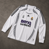 REAL MADRID 2006/07 LONGSLEEVE RETRO JERSEY