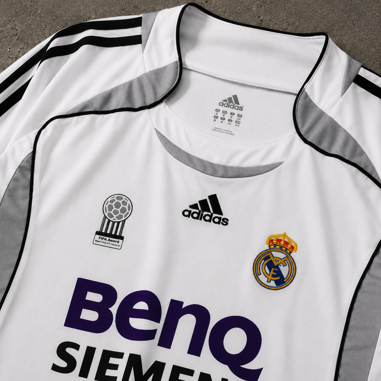REAL MADRID 2006/07 LONGSLEEVE RETRO JERSEY