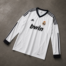 REAL MADRID 2012/13 HOME LONGSLEEVE RETRO JERSEY