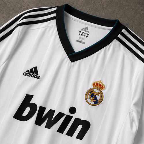 REAL MADRID 2012/13 HOME LONGSLEEVE RETRO JERSEY