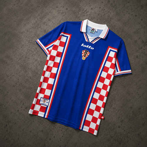 CROATIA 1998 AWAY RETRO JERSEY