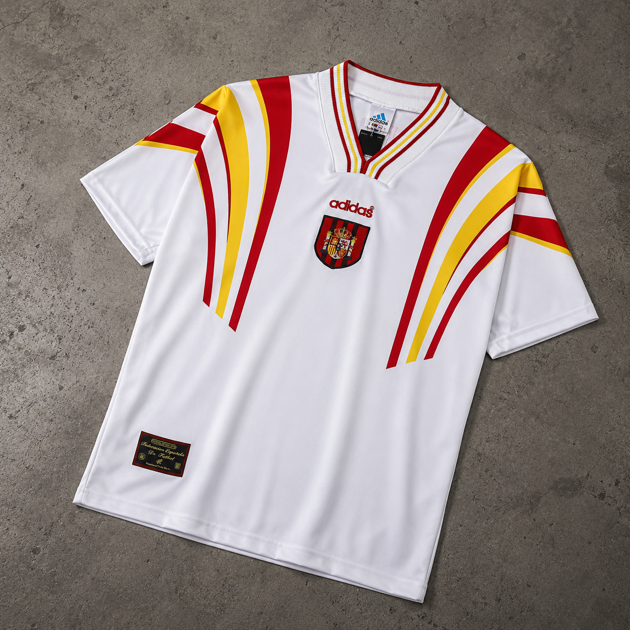 SPAIN 1996 AWAY RETRO JERSEY