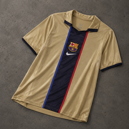 FC BARCELONA 2001/02 AWAY RETRO JERSEY
