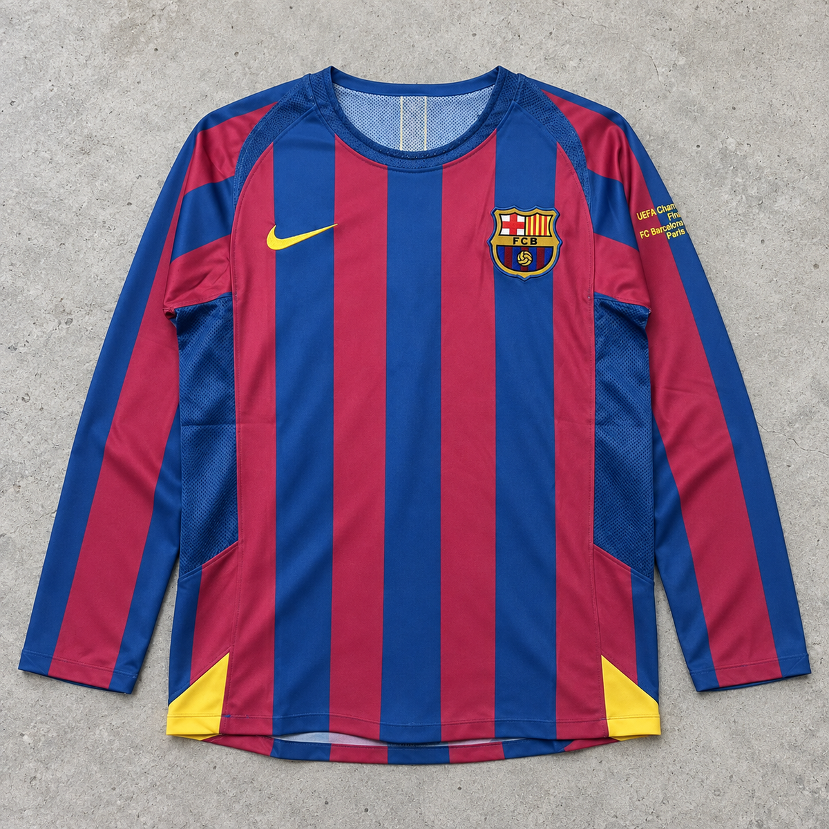 FC BARCELONA 2005/06 LONGSLEEVE RETRO JERSEY