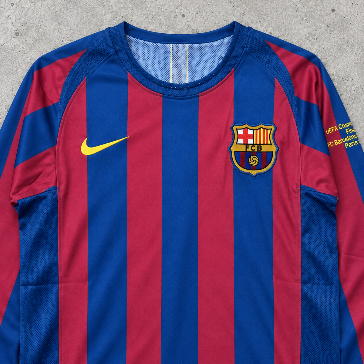 FC BARCELONA 2005/06 LONGSLEEVE RETRO JERSEY