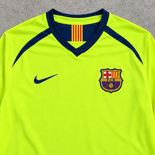 FC BARCELONA 2005/06 THIRD LONGSLEEVE RETRO JERSEY