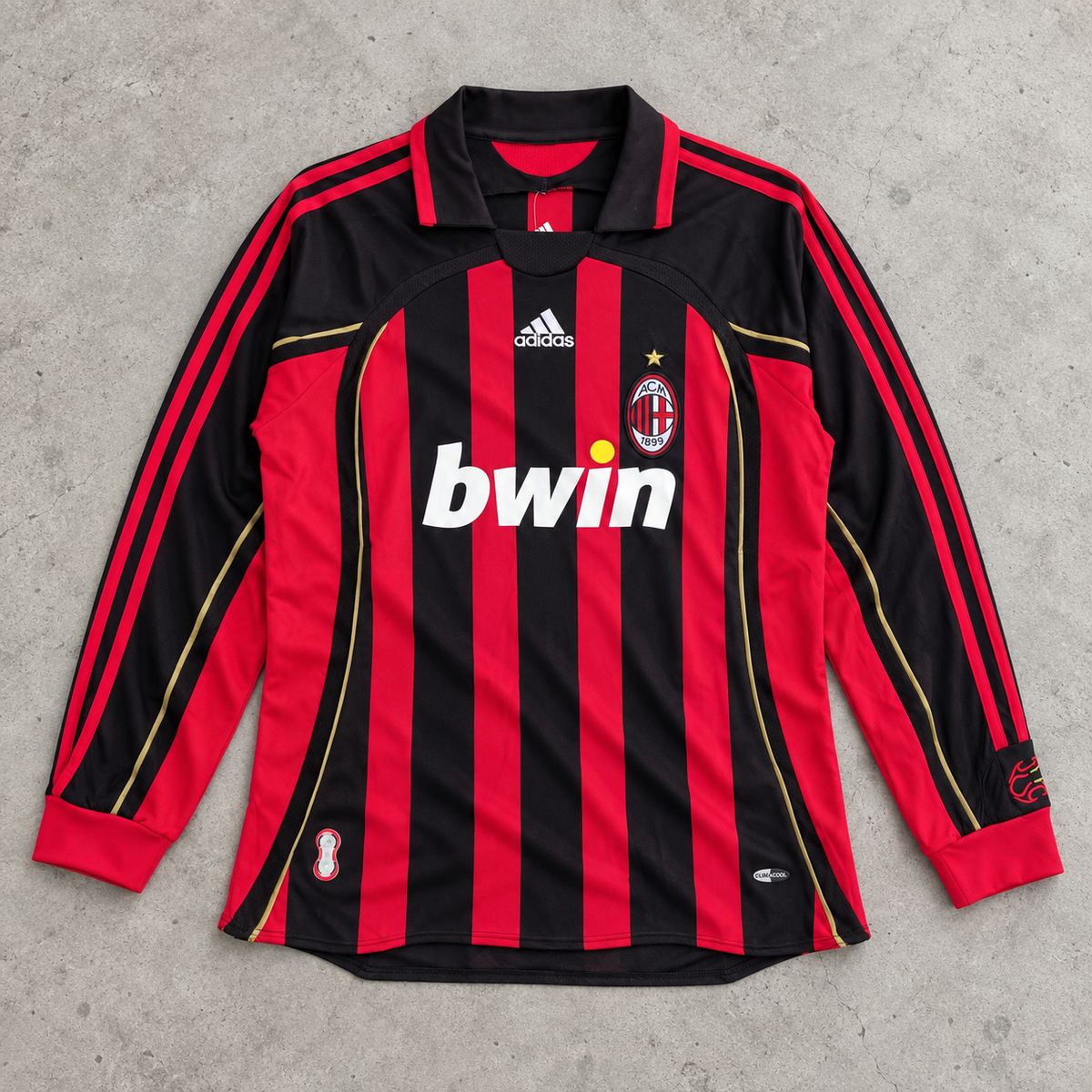 AC MILAN 2006/07 HOME LONGSLEEVE RETRO JERSEY
