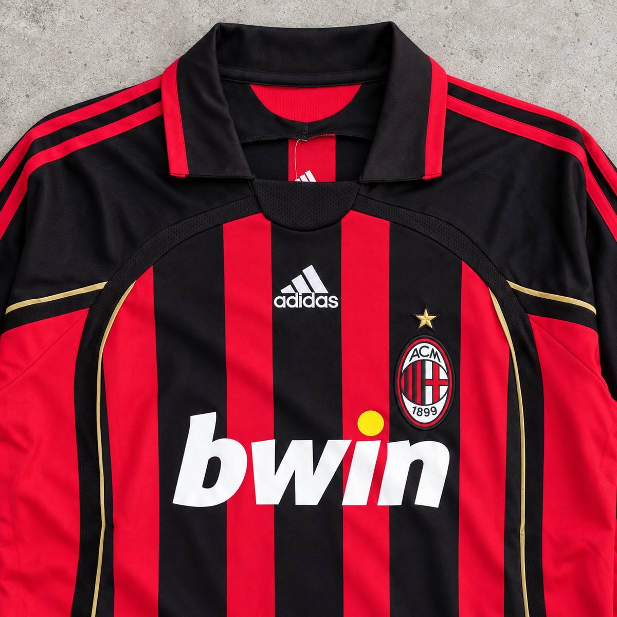 AC MILAN 2006/07 HOME LONGSLEEVE RETRO JERSEY