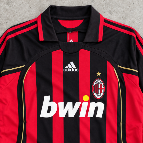 AC MILAN 2006/07 HOME LONGSLEEVE RETRO JERSEY
