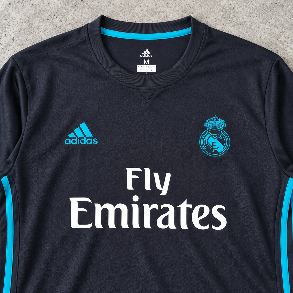 REAL MADRID 2017/18 THIRD LONGSLEEVE RETRO JERSEY