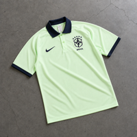BRASIL BLACK NEON HERITAGE POLO SHIRT JERSEY