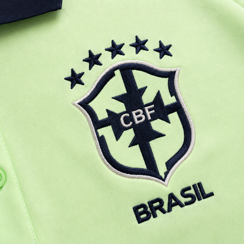 BRASIL BLACK NEON HERITAGE POLO SHIRT JERSEY