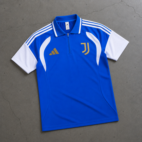 JUVENTUS NAVY BLUE HERITAGE POLO SHIRT JERSEY