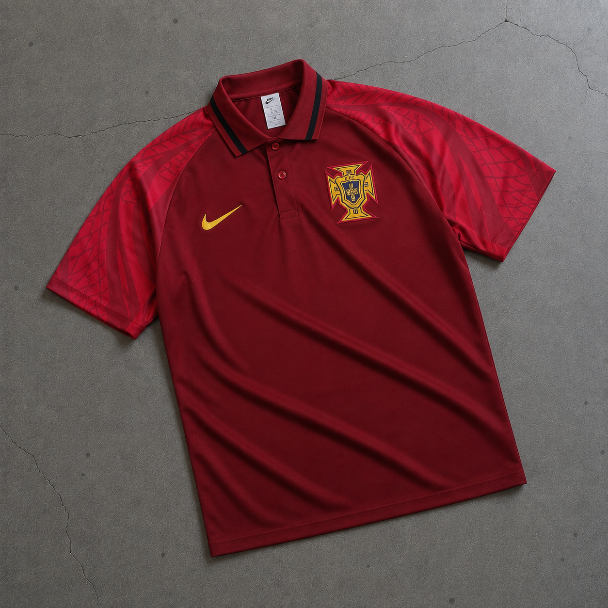 PORTUGAL FLOWER HERITAGE POLO SHIRT JERSEY