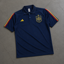 SPAIN DARK NAVY HERITAGE POLO SHIRT JERSEY