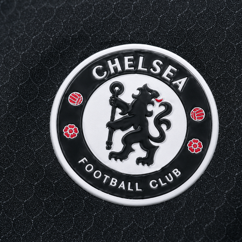 CHELSEA DARK BLACK HERITAGE POLO SHIRT JERSEY