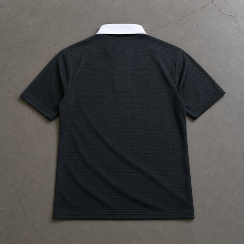 CHELSEA DARK BLACK HERITAGE POLO SHIRT JERSEY