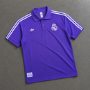 REAL MADRID LILA HERITAGE POLO SHIRT JERSEY