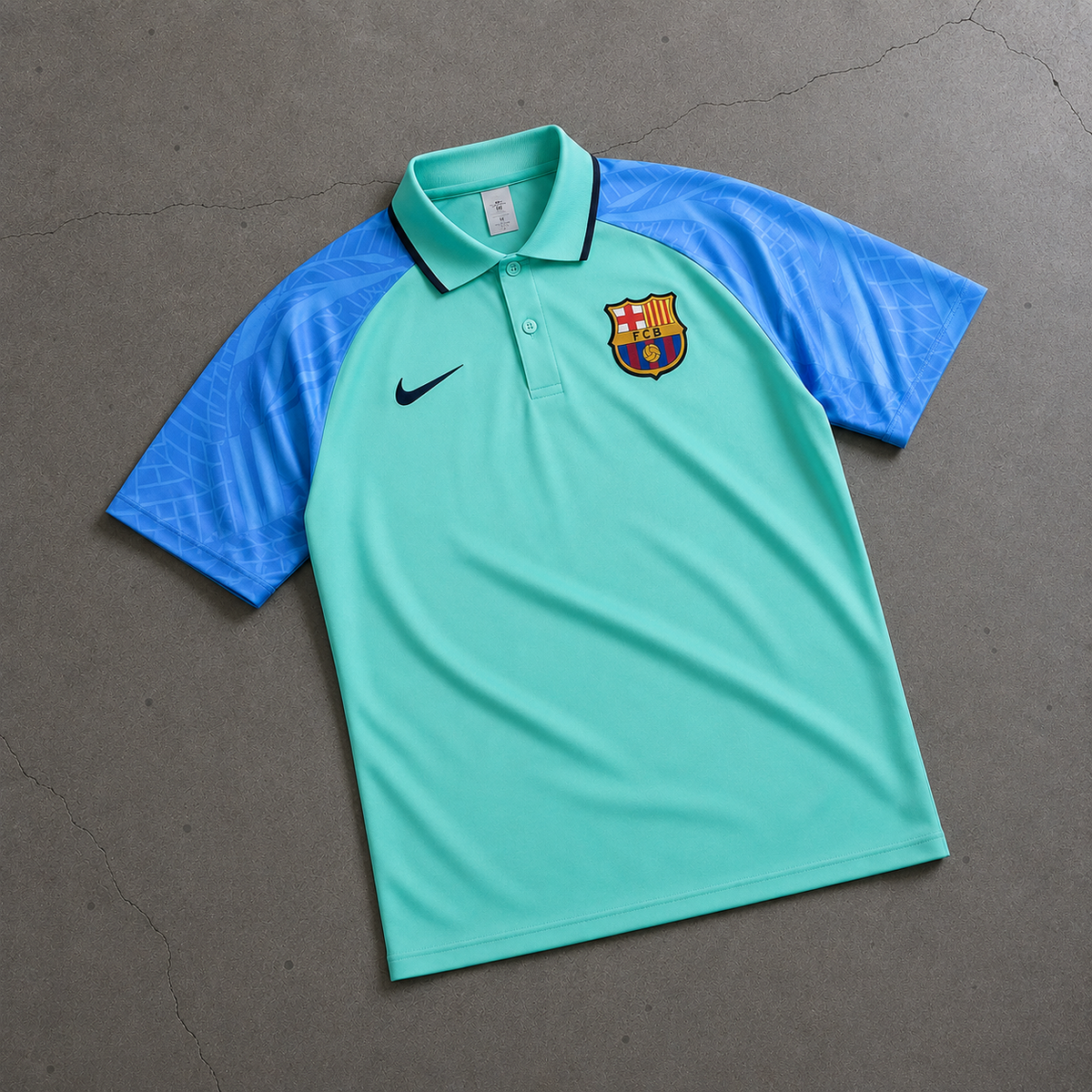 FC BARCELONA NEON HERITAGE POLO SHIRT JERSEY