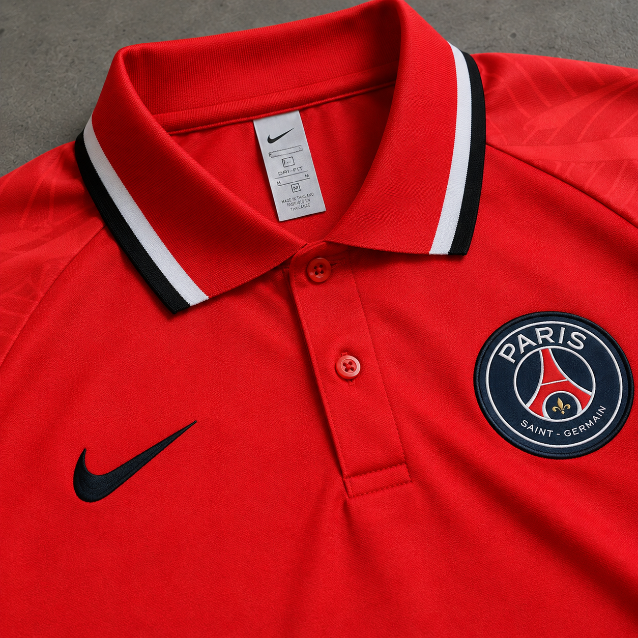 PSG FLAME HERITAGE POLO SHIRT JERSEY