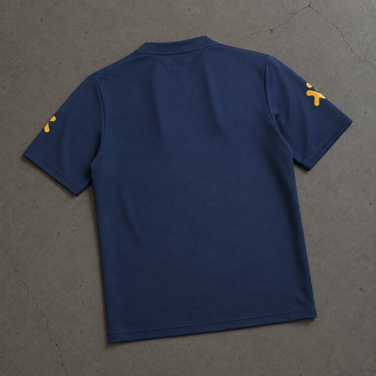 BRASIL DARK NAVY HERITAGE POLO SHIRT JERSEY