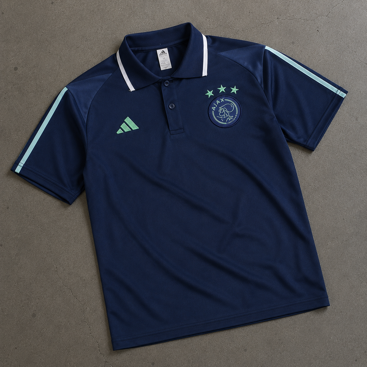 AJAX DARKNIGHT HERITAGE POLO SHIRT JERSEY