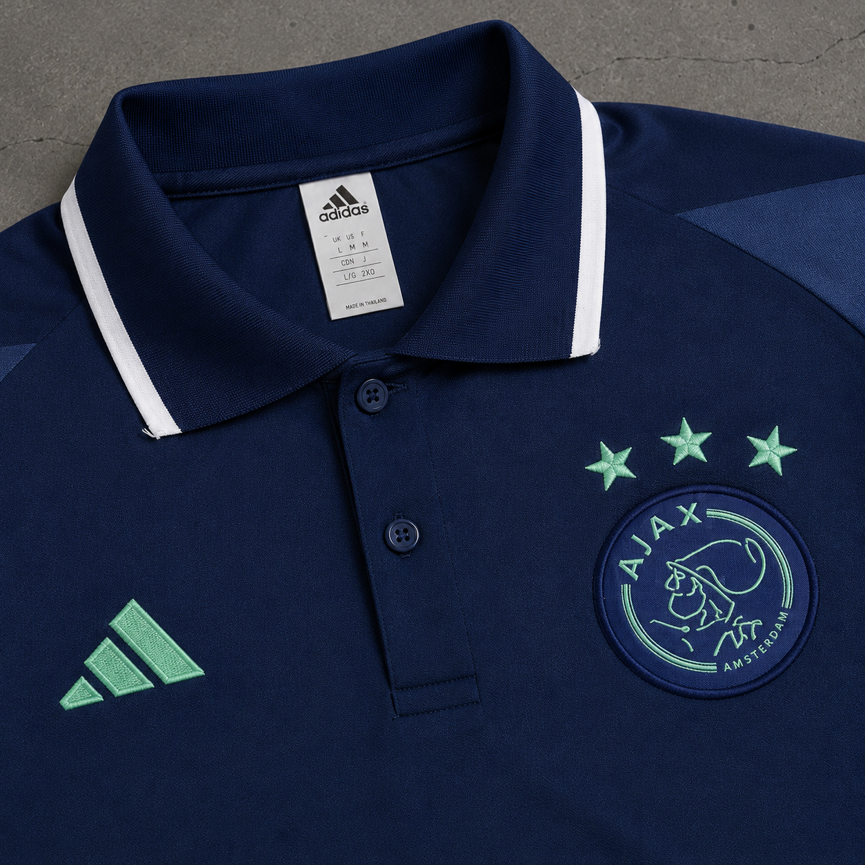 AJAX DARKNIGHT HERITAGE POLO SHIRT JERSEY