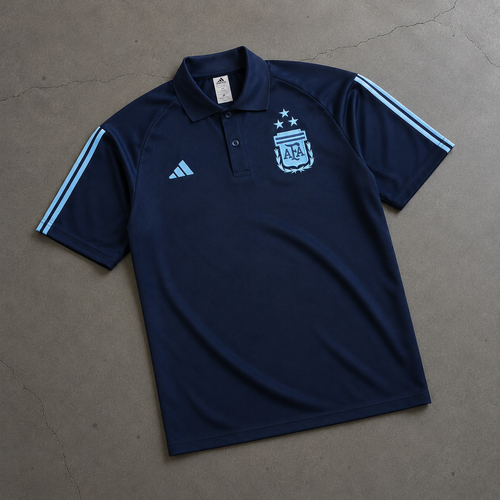 ARGENTINA DEEP BLUE HERITAGE POLO SHIRT JERSEY