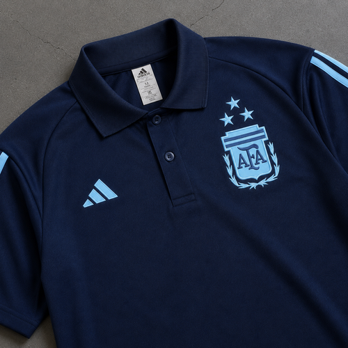 ARGENTINA DEEP BLUE HERITAGE POLO SHIRT JERSEY