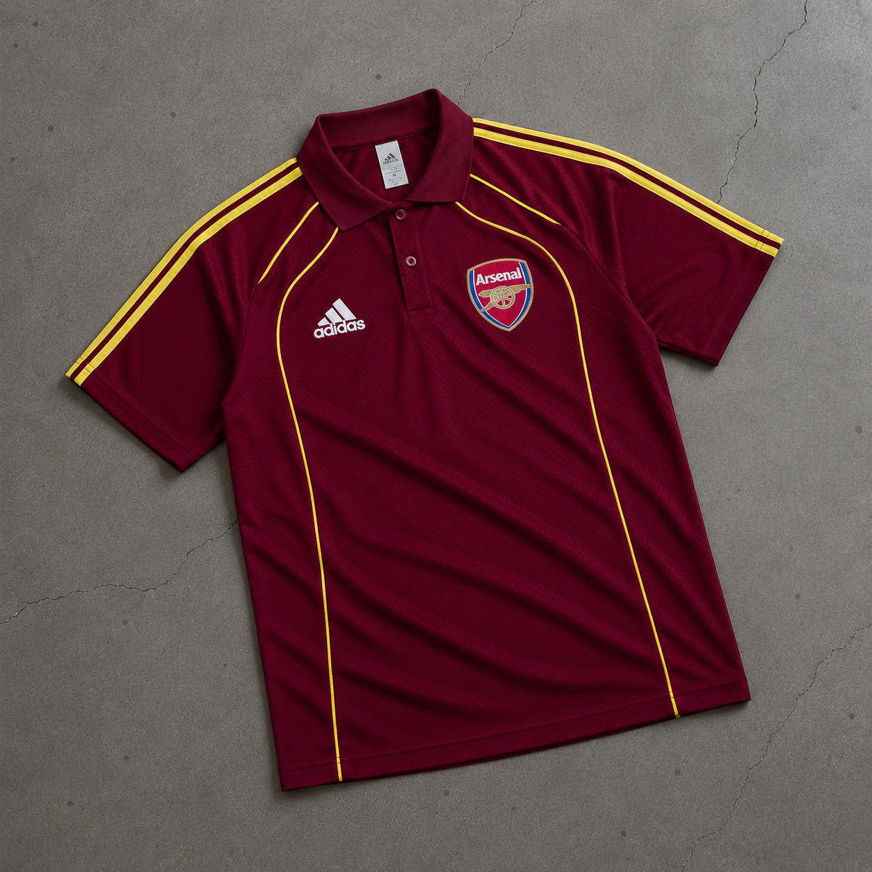 ARSENAL WINE HERITAGE POLO SHIRT JERSEY