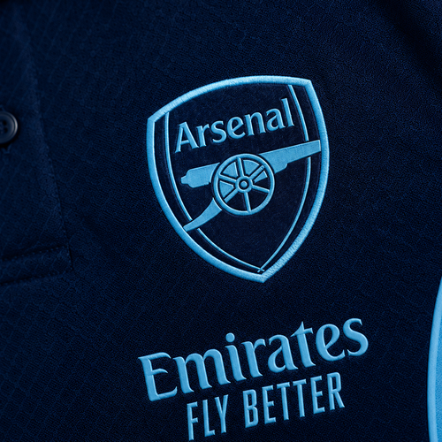 ARSENAL DEEP BLUE HERITAGE POLO SHIRT JERSEY